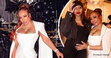 Tiny Harris Posed With Pregnant Daughter Zonnique Pullins Who Showed