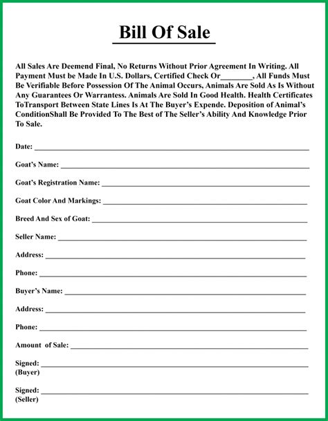 Montana Bill Of Sale Form For Dmv Car Boat Pdf And Word