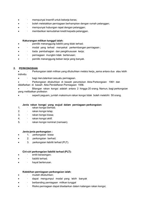 Contoh Latar Belakang Perniagaan Milikan Tunggal - Contoh Terbaik