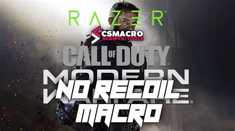 Call Of Duty Modern Warfare Razer No Recoil Macro