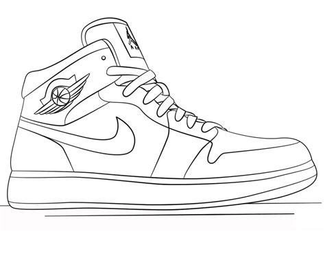 Disegno Di Scarpe Nike Jordan Da Colorare Disegni Da Colorare E Porn