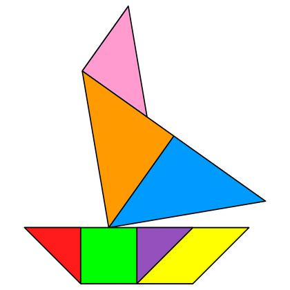 Ixl brings 2nd grade language arts to life! Tangram Norfolk wherry - Tangram solution #84 - Providing ...