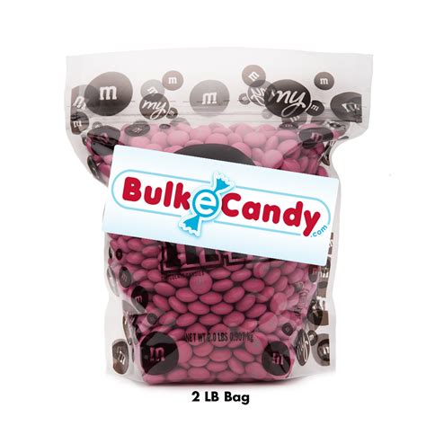 Bulk Dark Pink M&M's 2pounds M&M Colorworks – BulkECandy.com/SnackerzInc.
