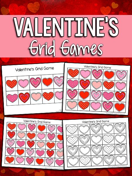 More Grid Games Grid Game Valentines School Valentines