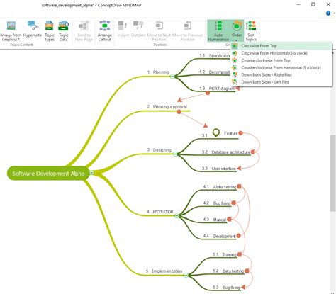 Creating A Mind Map On Pc Conceptdraw Helpdesk