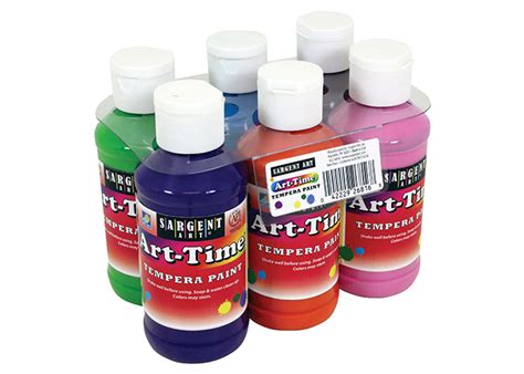 Tempera Paint 6 Packs Sargent Art