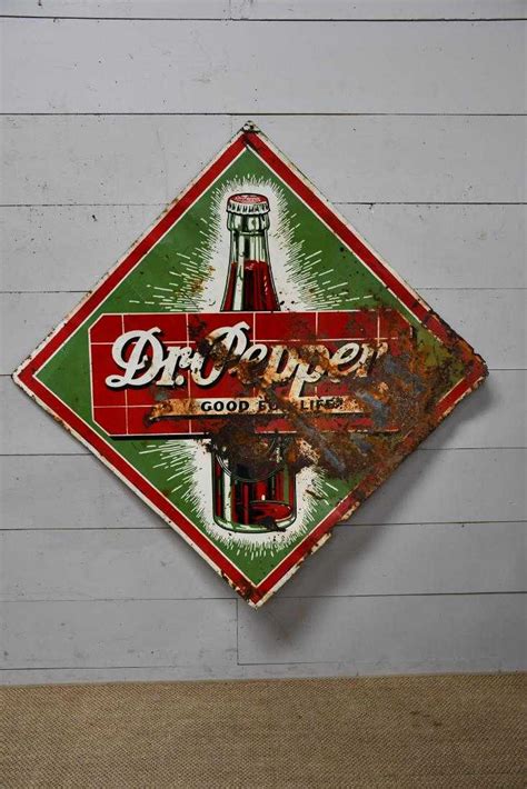 Dr Pepper Sign Metal 66 X 66