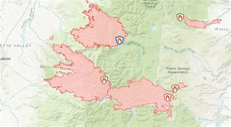 Active Fires In Oregon Map World Map