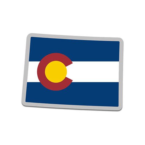Colorado State Shaped Flag Decal Co Map Vinyl Sticker Rotten Remains