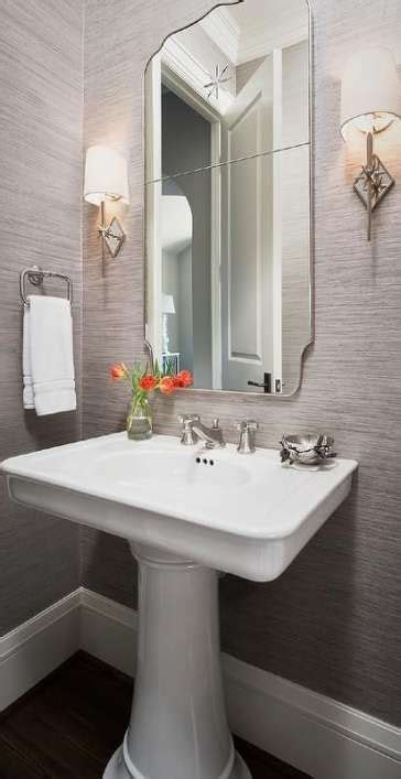 Bath Room Mirror Placement Pedestal Sink 37 Ideas Powder Room