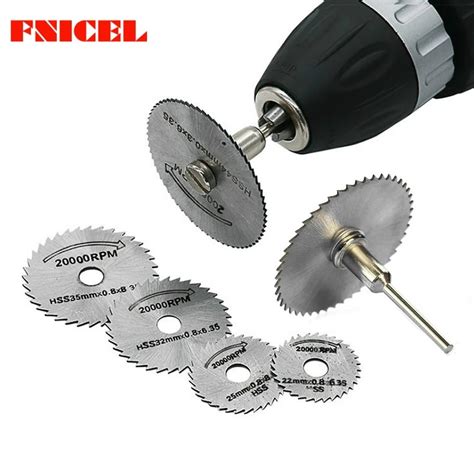 7pcs Mini Hss Circular Saw Blade Rotary Tool For Dremel Metal Cutter