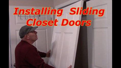 How To Install Bypass Sliding Closet Doors Youtube Sliding Closet