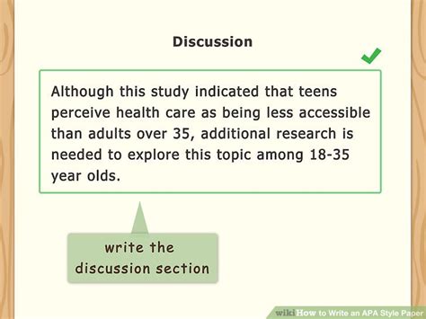 College Essay Apa Discussion Section Example