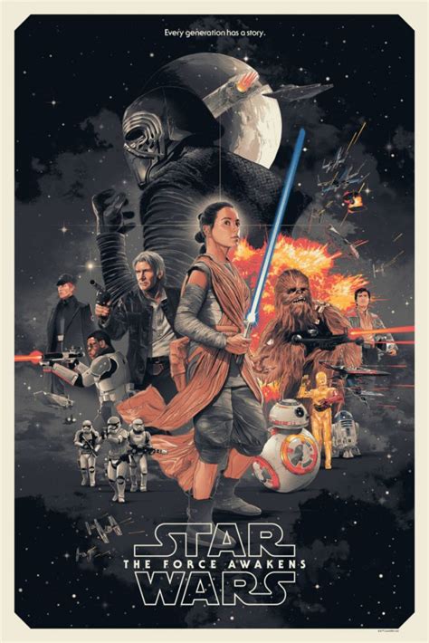 THIS Is The Force Awakens Officially Licensed Poster Art You Re
