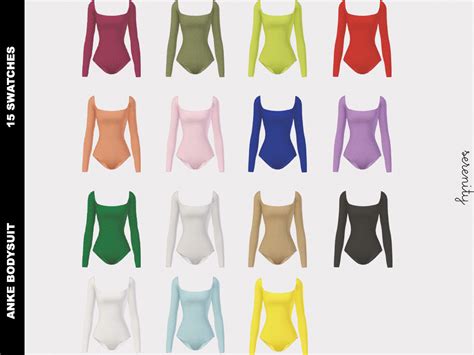 Serenity Cc Anke Bodysuit Hq Compatible New The Sims 4 Cc