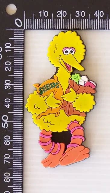 Vintage Big Bird Sesame Street Jim Henson Productions Rubber Fridge
