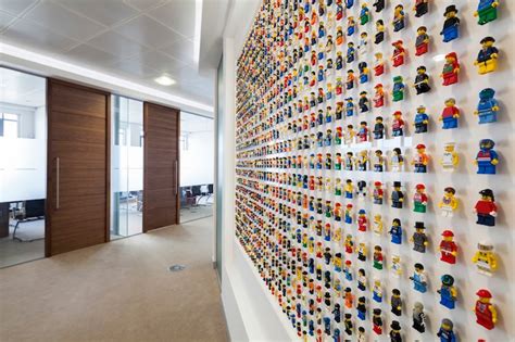 Lego Wall Adorned With 1200 Minifigs Creates Geeky Office Decor