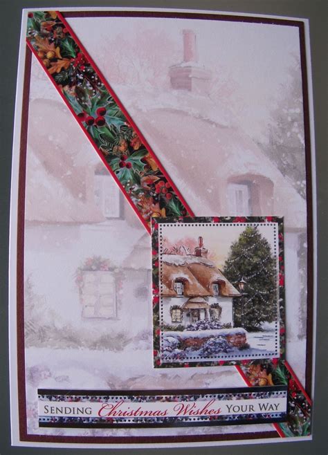 Snowy Cottage Christmas Cards To Make Memories Christmas Cards