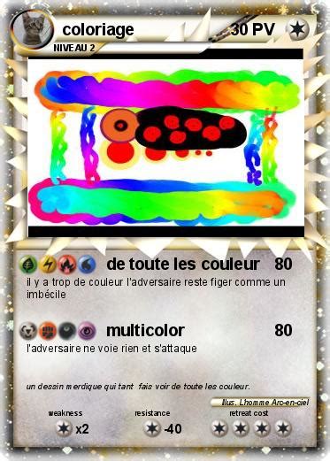 Pokémon Coloriage De Toute Les Couleur Ma Carte Pokémon