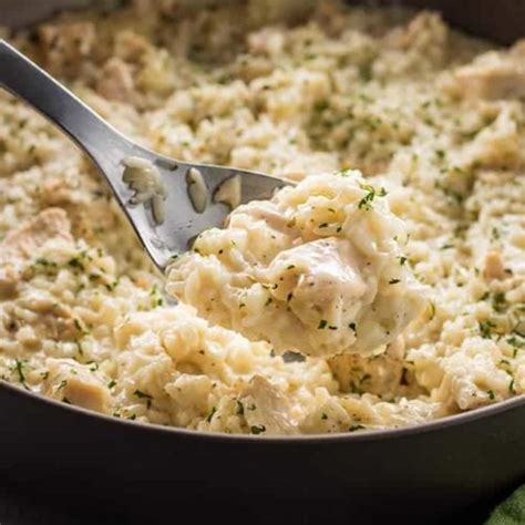 Creamy Parmesan One Pot Chicken And Rice The Salty Marshmallow