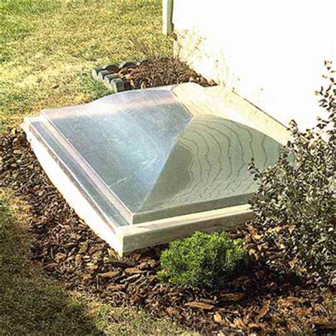 There are many options available when considering window well and window well covers and steelway's professionals. ScapeWEL Window Well Cover | Basement Ideas for Safety
