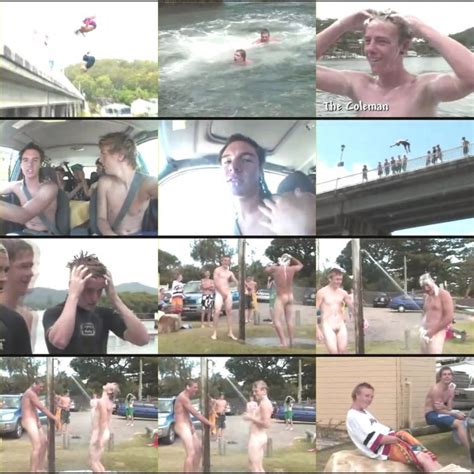 Guys Naked Together Bridge Jumpers