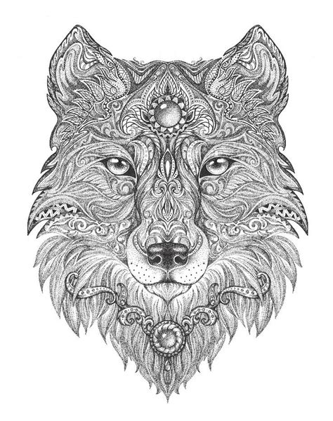 Wolf Adult Colouring Page Colouring In Sheets Art And Craft Art