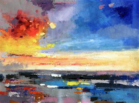 Colorful Sky 607 Oil Painting By Jinsheng You