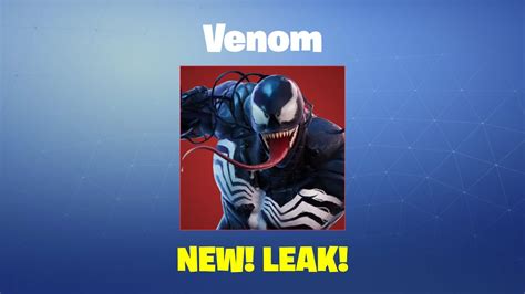 Venom Leak Fortnite Outfitskin Youtube