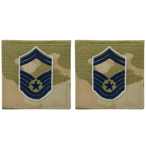 Space Force Embroidered Rank Senior Master Sergeant Ocp With Hook