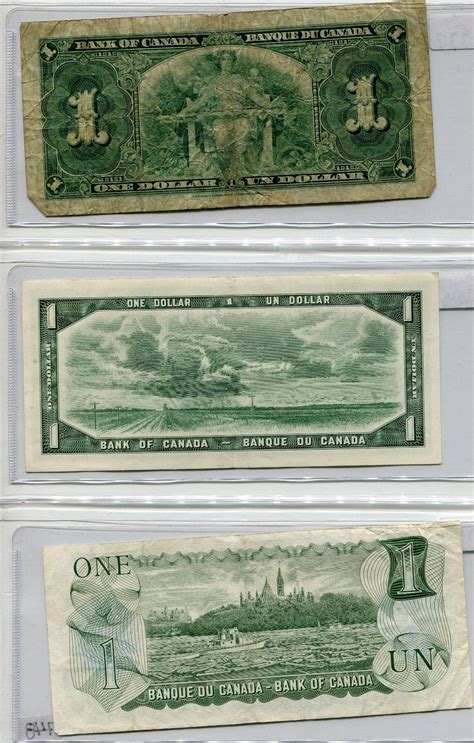 Lot Of 3 One Dollar Bills 1937 1954 1973 Canada Schmalz Auctions
