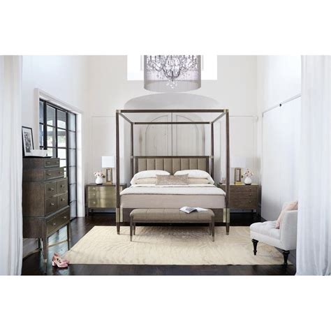 Bernhardt interiors dominic canopy king bed in graphite; Bernhardt Clarendon Arabica Canopy Bed | Classic bedroom ...