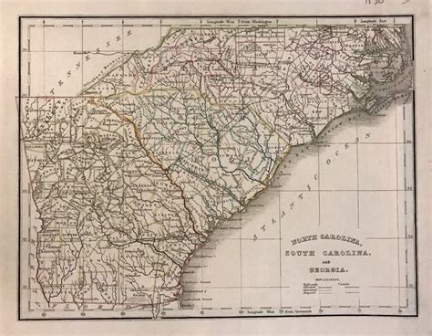 Map Of South Carolina And Georgia Border