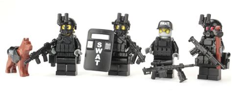 Lego Minifigures Parts R Swat Police Officer Sniper Minifigure Made