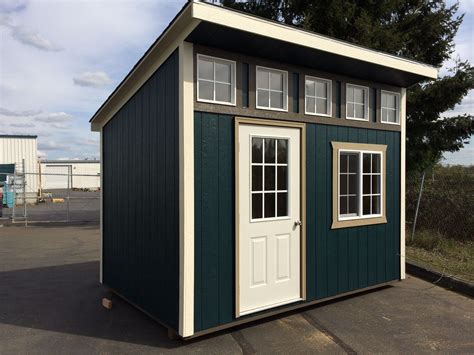 Slant Roof Style With Dormer Storage Garden Shed Tool Shed