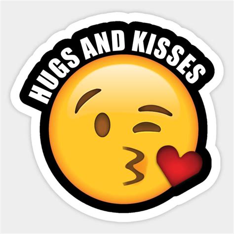 Friendship Hugs And Kisses Emoji Sending A Hug Your Way Hugday