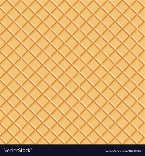 Seamless Waffle Pattern Background Eps 10 Vector Image
