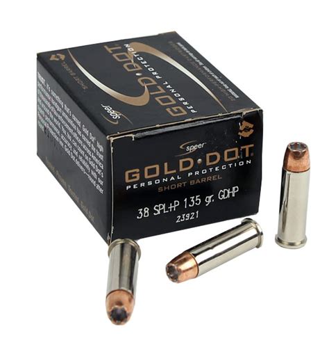 Speer Gold Dot 38 Special P 135 Gr Gdhp 20rd Top Gun Supply