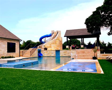 Custom Pool Slides Summit Usa Commercial Luxury Custom Pool Slides