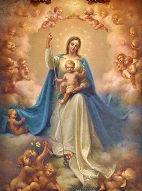 María Reina Y Señora Del Cielo Y De La Tierra Ángeles De Dios