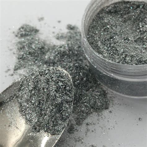 Mica Grey Sliver Plastic Mica Powder P4663 Pearlescent Pigments Coating