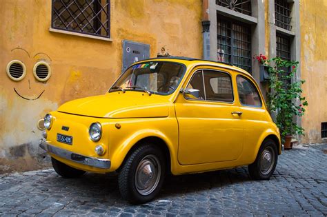 Yellow Car In Roma By Francois Guilbert On 500px Yellow Car Classic