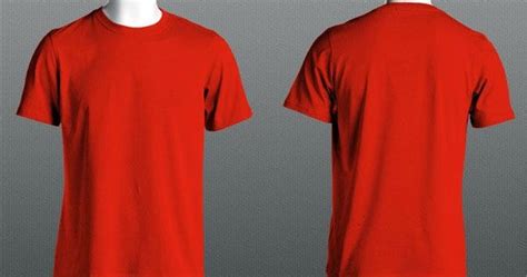 40 Kaos Polos Lengan Panjang Depan Belakang Warna Merah