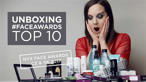 Nyx Unboxing Nyx Face Awards Cz And Sk 2017 Top 10 Youtube