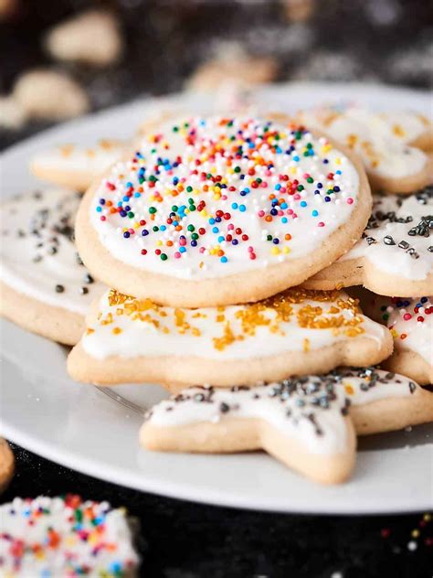 Cut Out Sugar Cookies With Cream Cheese Frosting A Holiday Favorite