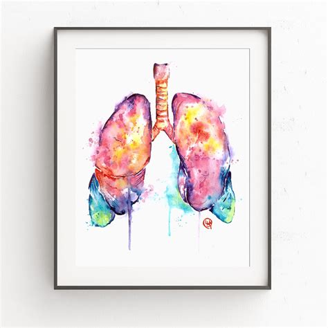 Anatomy Art Lungs Painting By Lisa Whitehouse Whitehouse Art