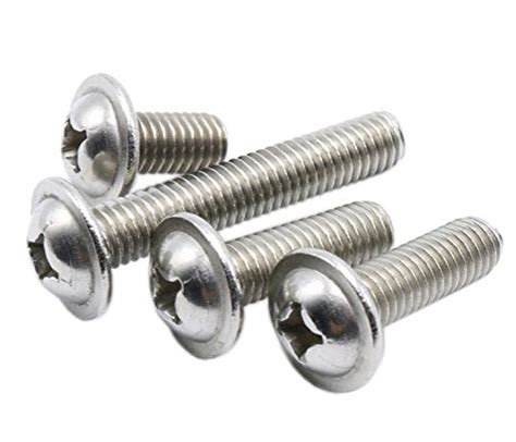 M2 X 5mm Phillips Drive Pan Washer Head Machine Screw Stainless Steel