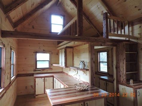 I have fallen in love with that aspect of our temporary home! Trophy Amish Log Cabins - Tiny House Blog | Tiny house cabin, Tiny log cabins, Tiny house blog