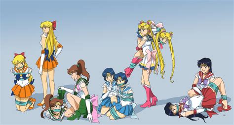 Sleepy Comics Sailor Senshi Vs Sailor Senshi By Loz