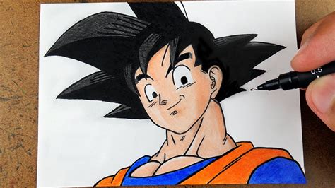 Como Desenhar Goku Dragon Ball Desenhando Anime Youtube